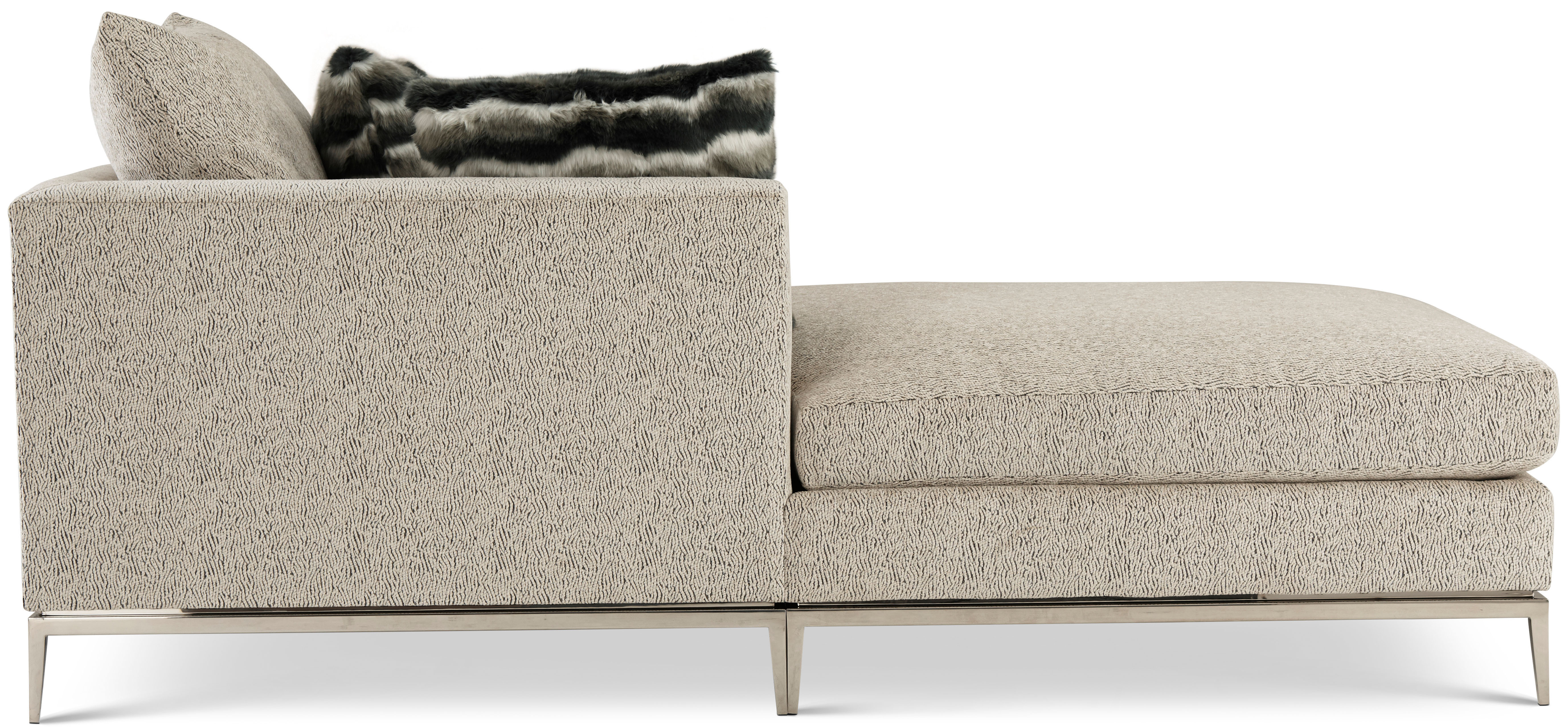 Loxely Left Arm Facing Chaise | Theodore Alexander Loxely Left Arm Facing Chaise | Theodore Alexander