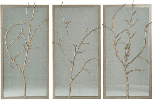 Silver Hawthorn Trio Wall Mirror Silver Hawthorn Trio Wall Mirror