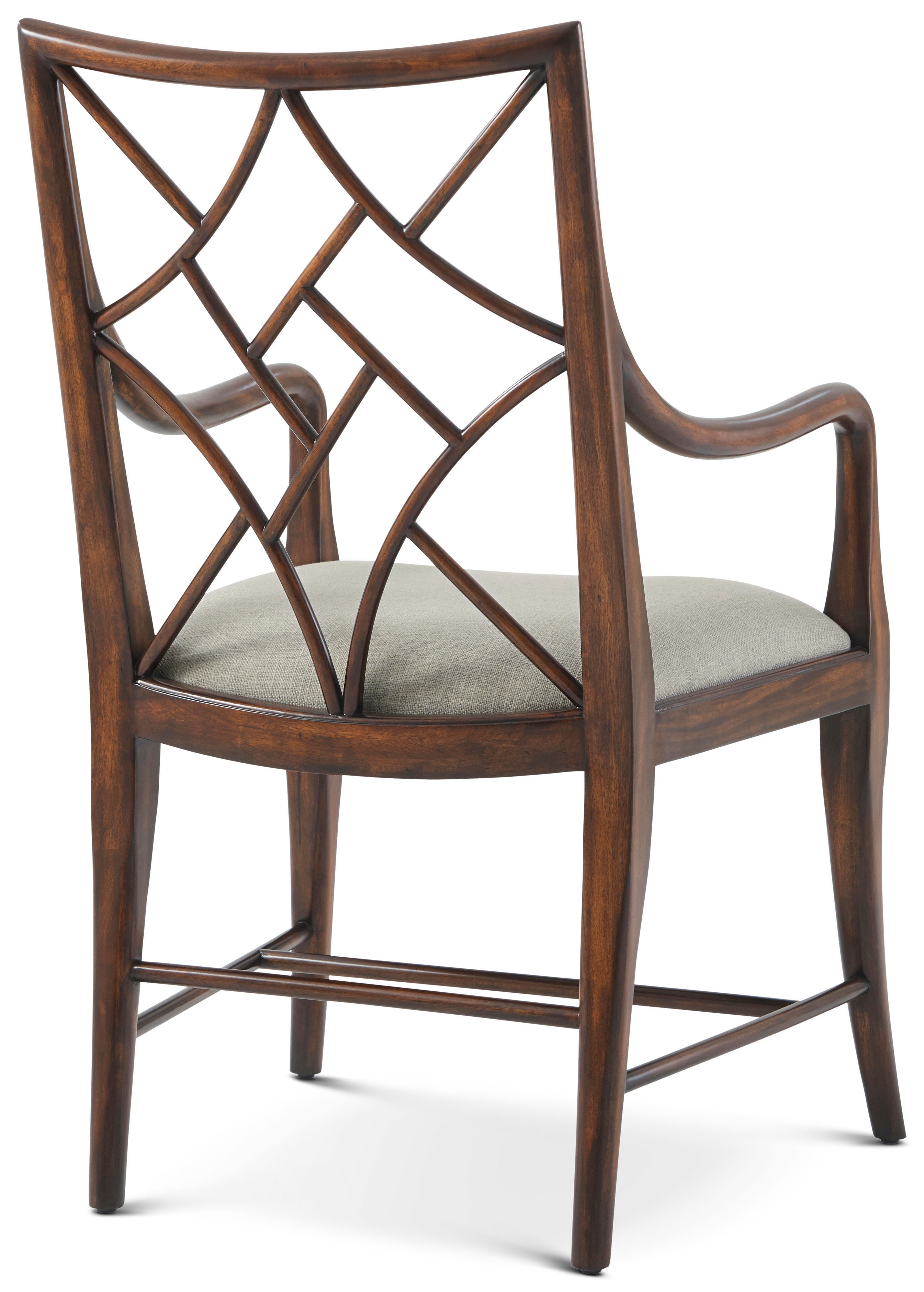 THEODORE ALEXANDERダイニングチェアアンティーク彫刻座面シミあり A Delicate Trellis Armchair | Theodore Alexander