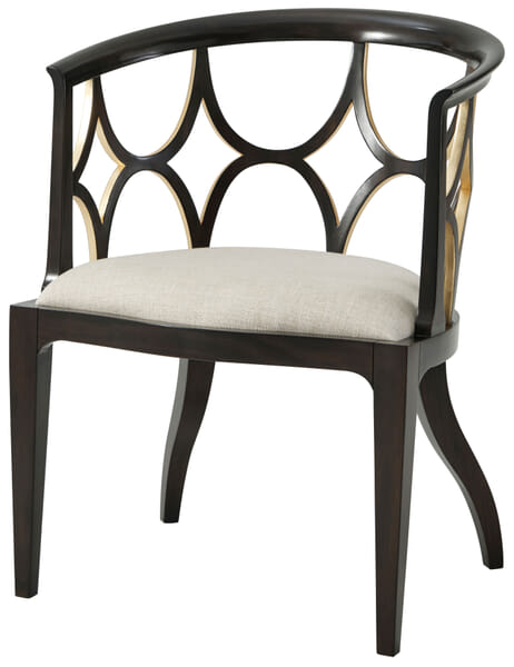 Ebonised Connaught Accent Chair Ebonised Connaught Accent Chair