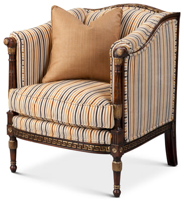 Undulating armchair