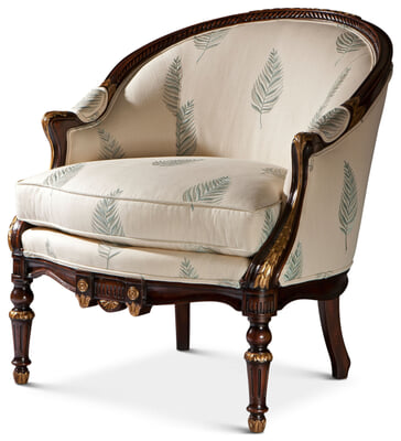 The India Silk bedroom Upholstered Chair