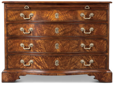 The India Silk Serpentine Chest The India Silk Serpentine Chest
