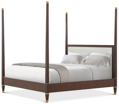 Markos Upholstered Poster US Queen Bed