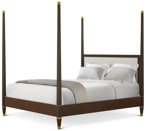 Markos Upholstered Poster Cal. King Bed
