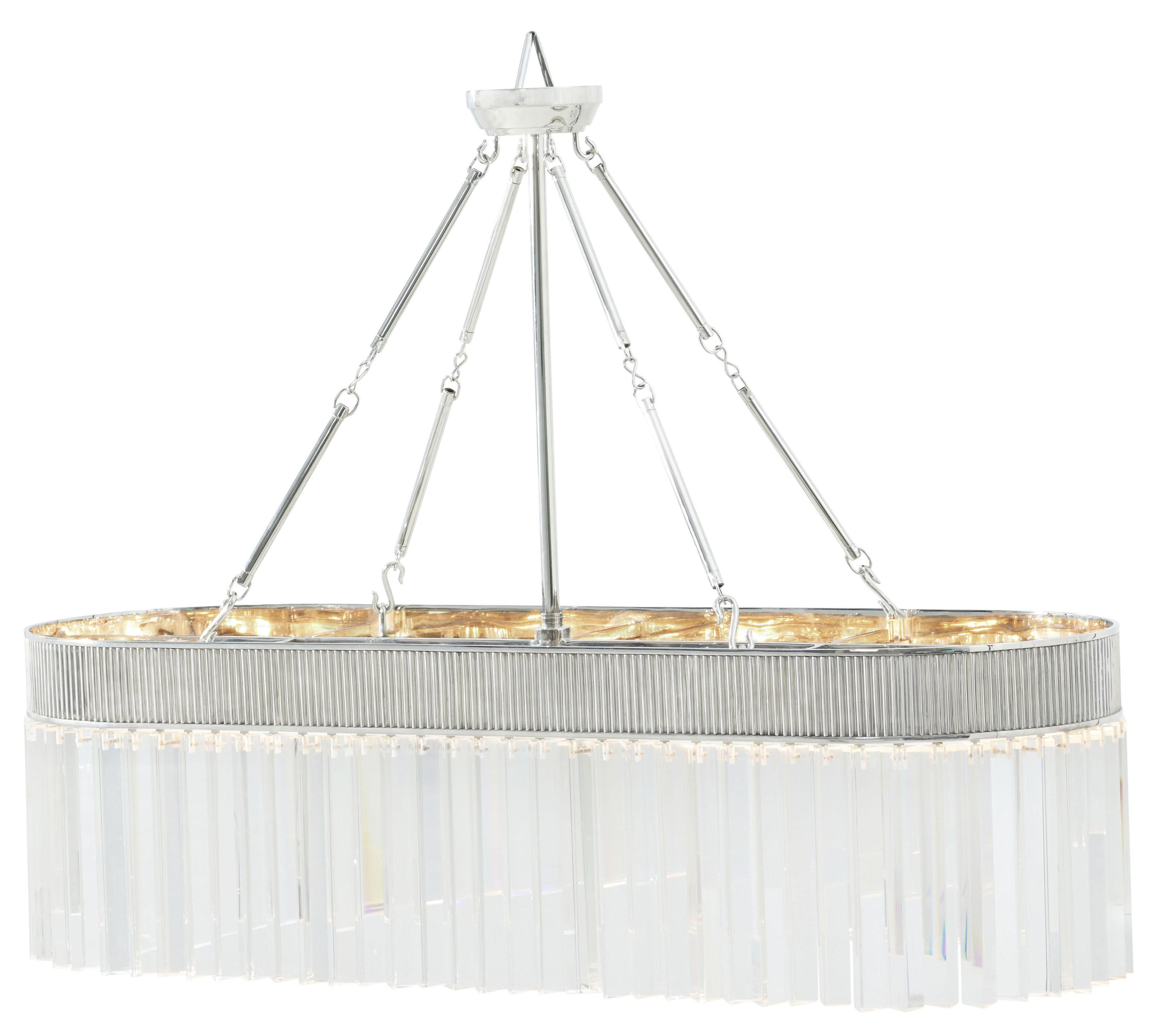 Simon Ovale Crystal Chandelier