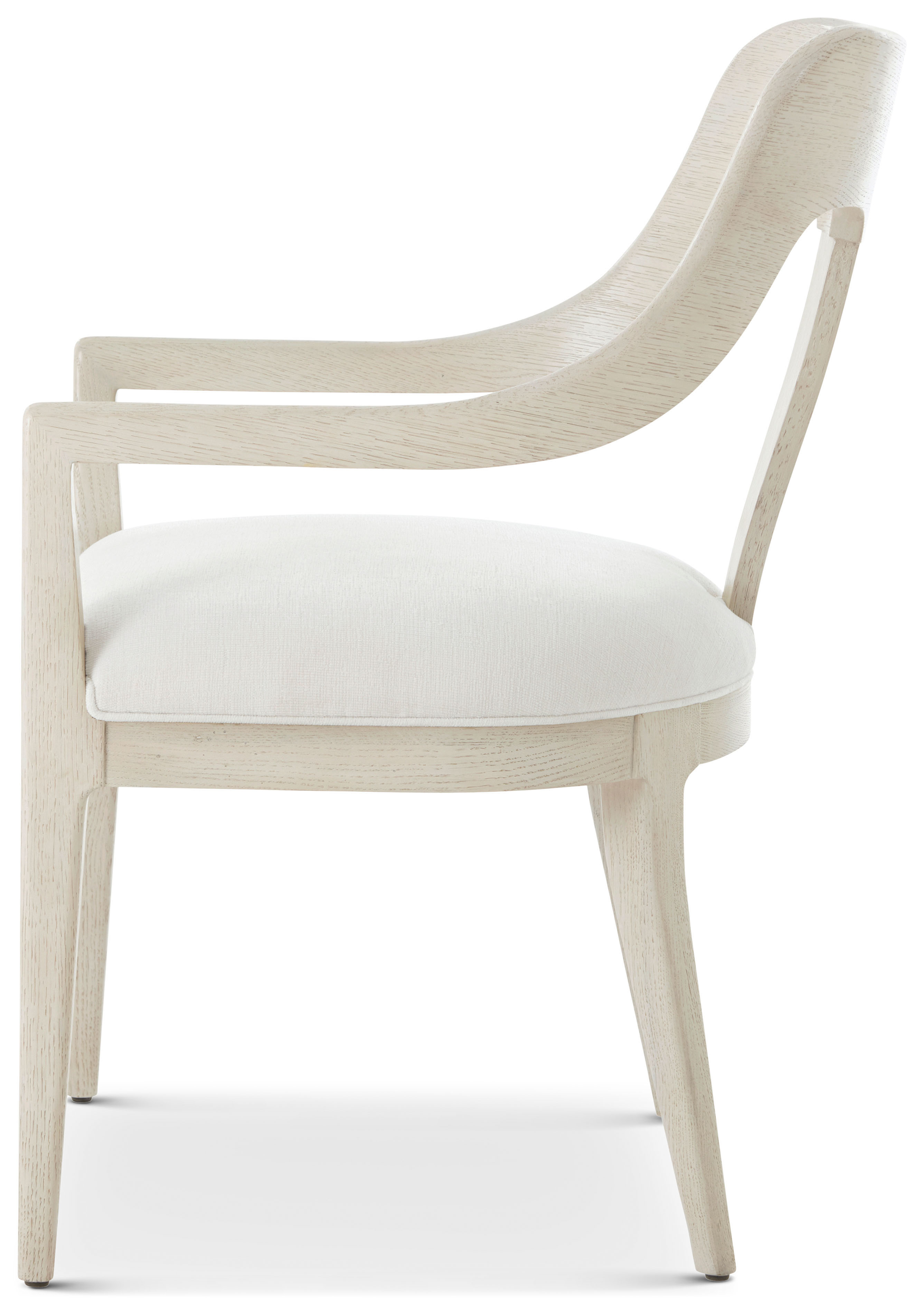 Theodore Alexander アンティーク調アームチェア 布張り ホワイト【ユーズドユーズ名古屋天白店】 J377 Theodore Alexander Living Room Bryson Upholstered Chair CB42007