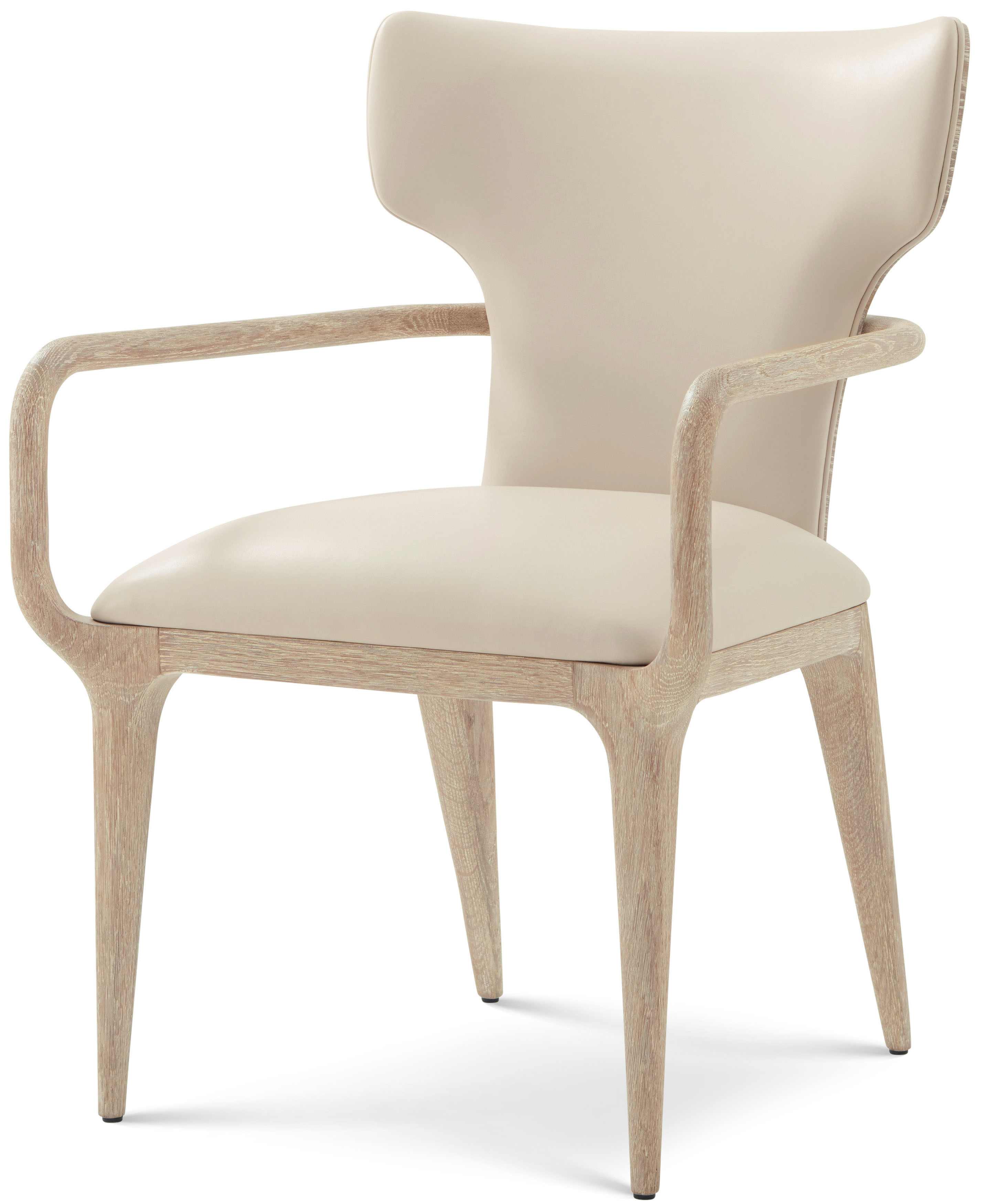 Repose Upholstered Dining Arm Chair II | Theodore Alexander