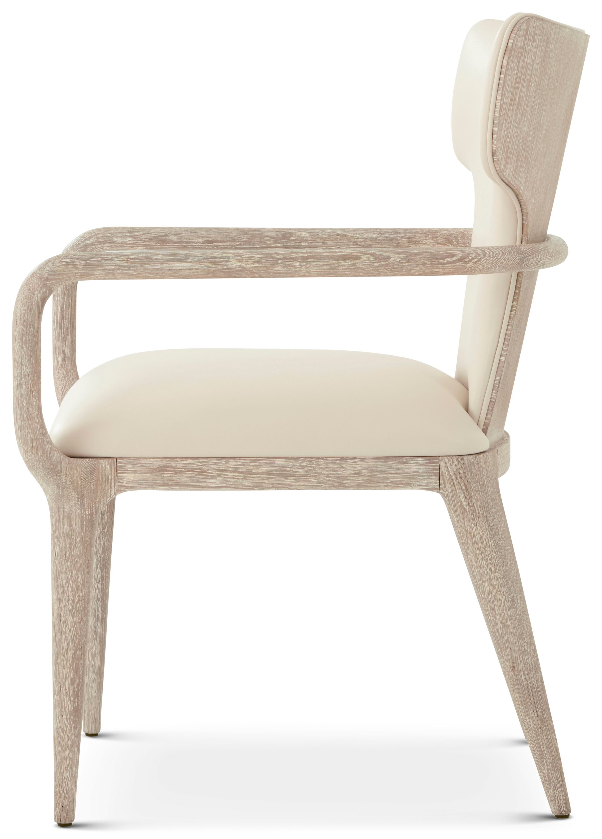Repose Upholstered Dining Arm Chair II | Theodore Alexander