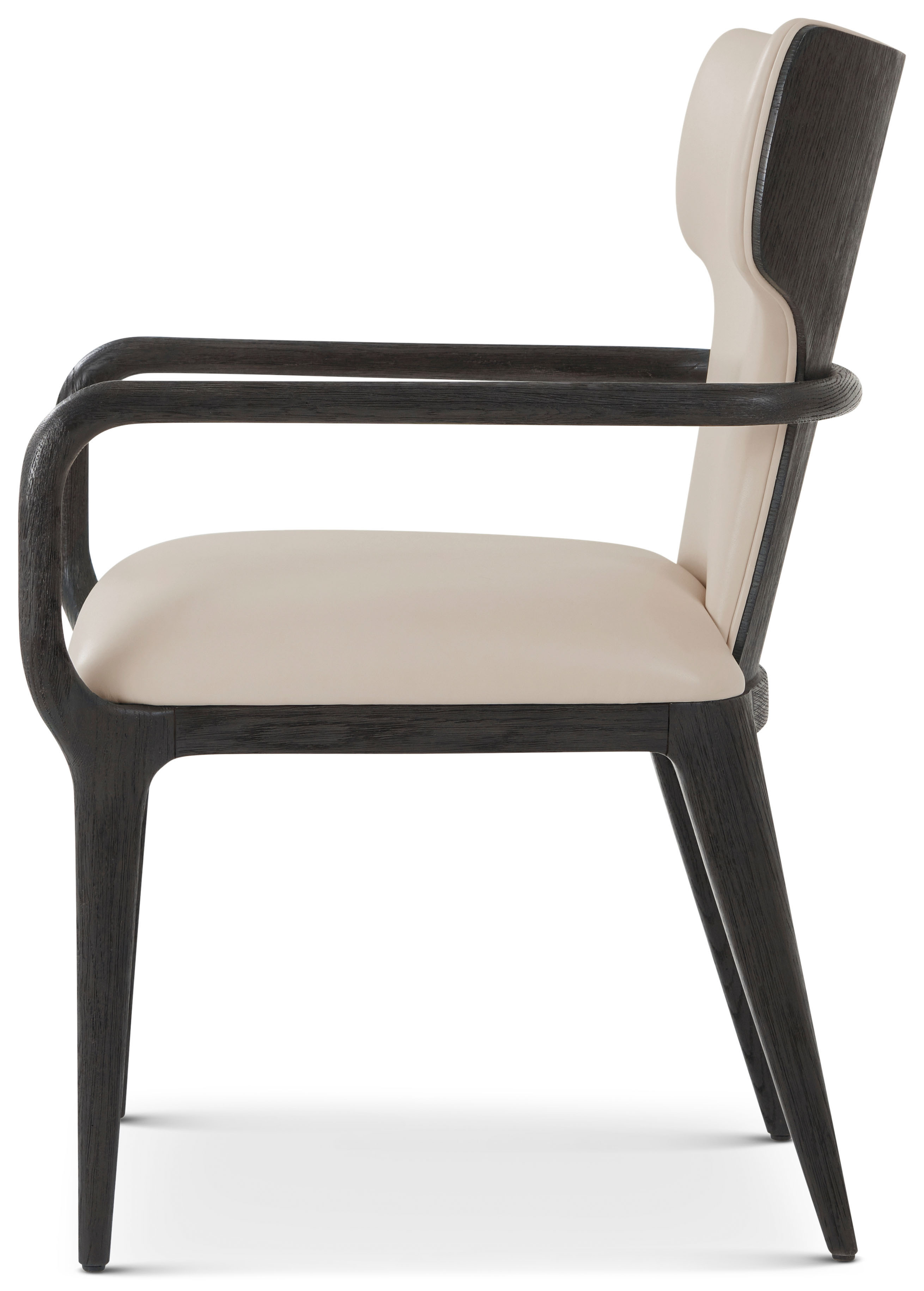 THEODORE ALEXANDERダイニングチェアアンティーク彫刻座面シミあり Repose Upholstered Dining Arm Chair II | Theodore Alexander