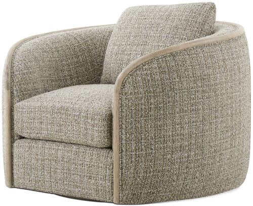 Toulon Latte Swivel Chair