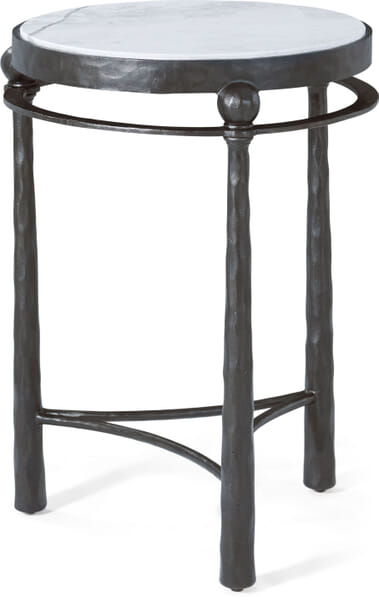 Spencer London Round Metal Drink Table