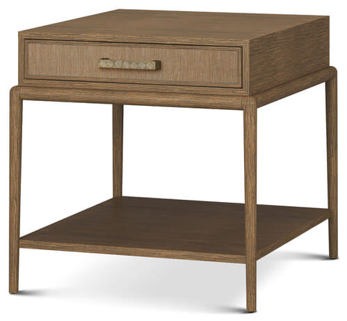 Flagler Side Table with Wallpaper