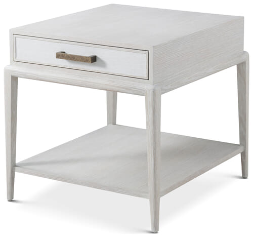 Flagler Side Table with Wallpaper