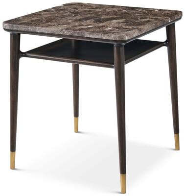 Ashburton Place Square Marble Top Side Table