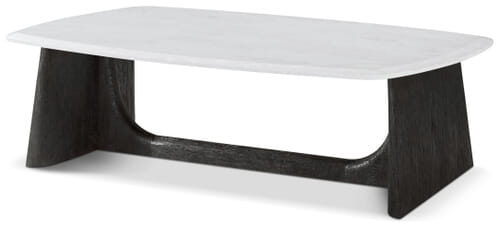 Repose Wooden Coffee Table Quartz Top