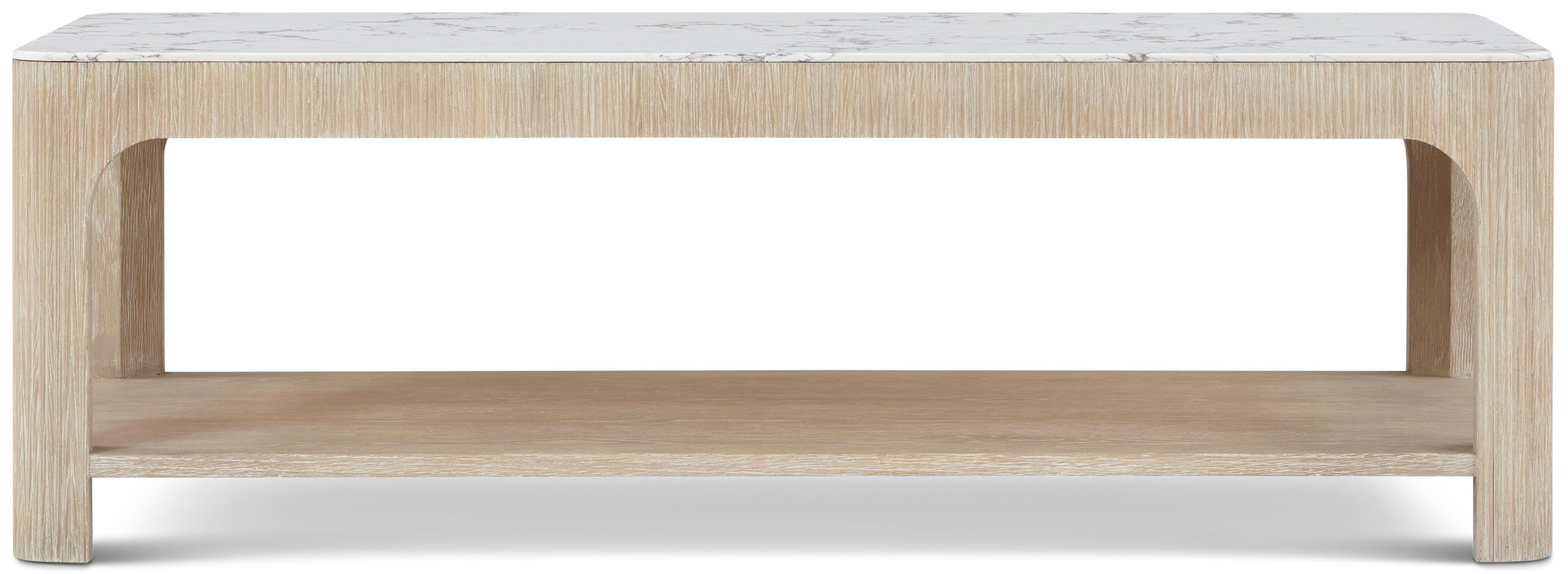 Horizon Square Quartz Cocktail Table | Theodore Alexander