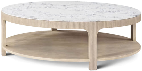 Horizon Round Quartz Cocktail Table Horizon Round Quartz Cocktail Table