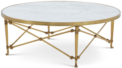 Spencer London Brass Cocktail Table