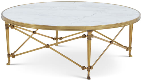 Spencer London Brass Cocktail Table Spencer London Brass Cocktail Table