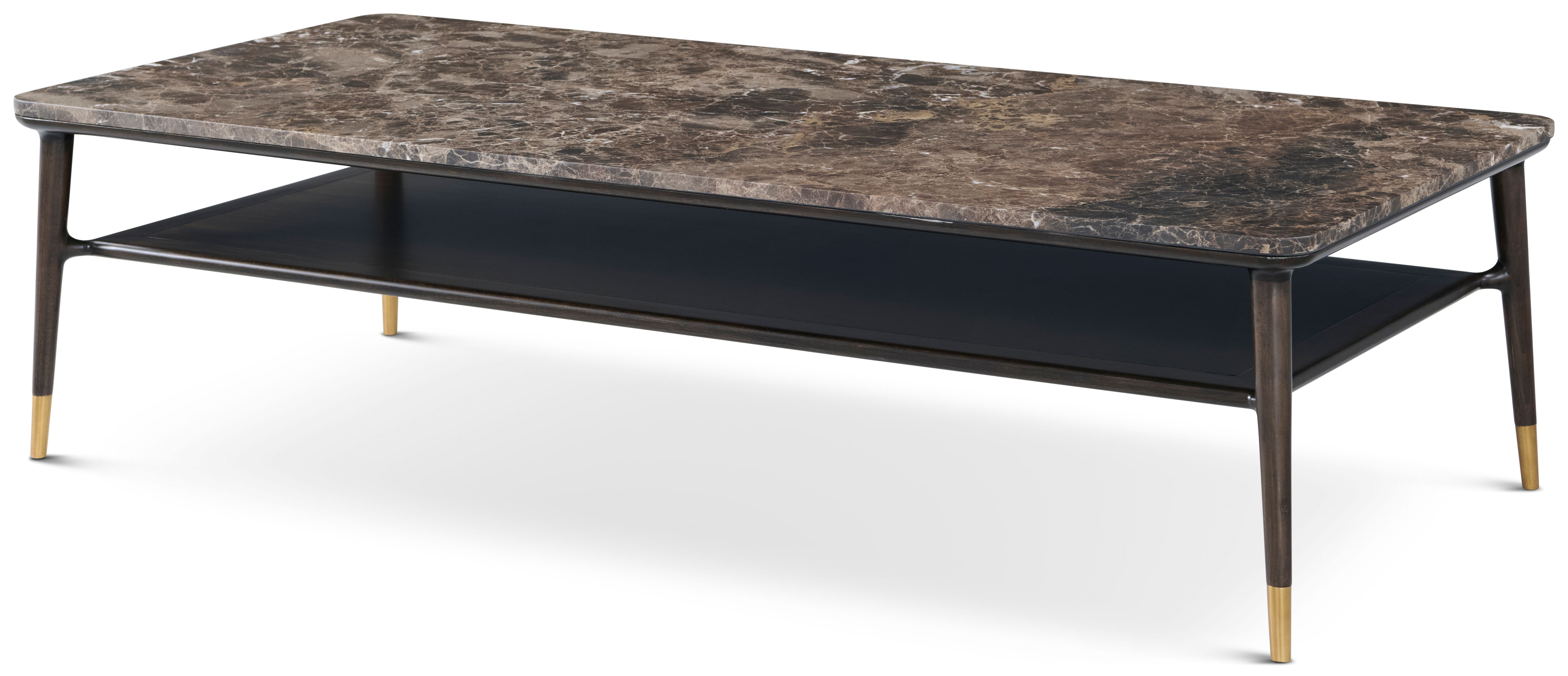 Stratton Street Rectangular Marble Top Coffee Table
