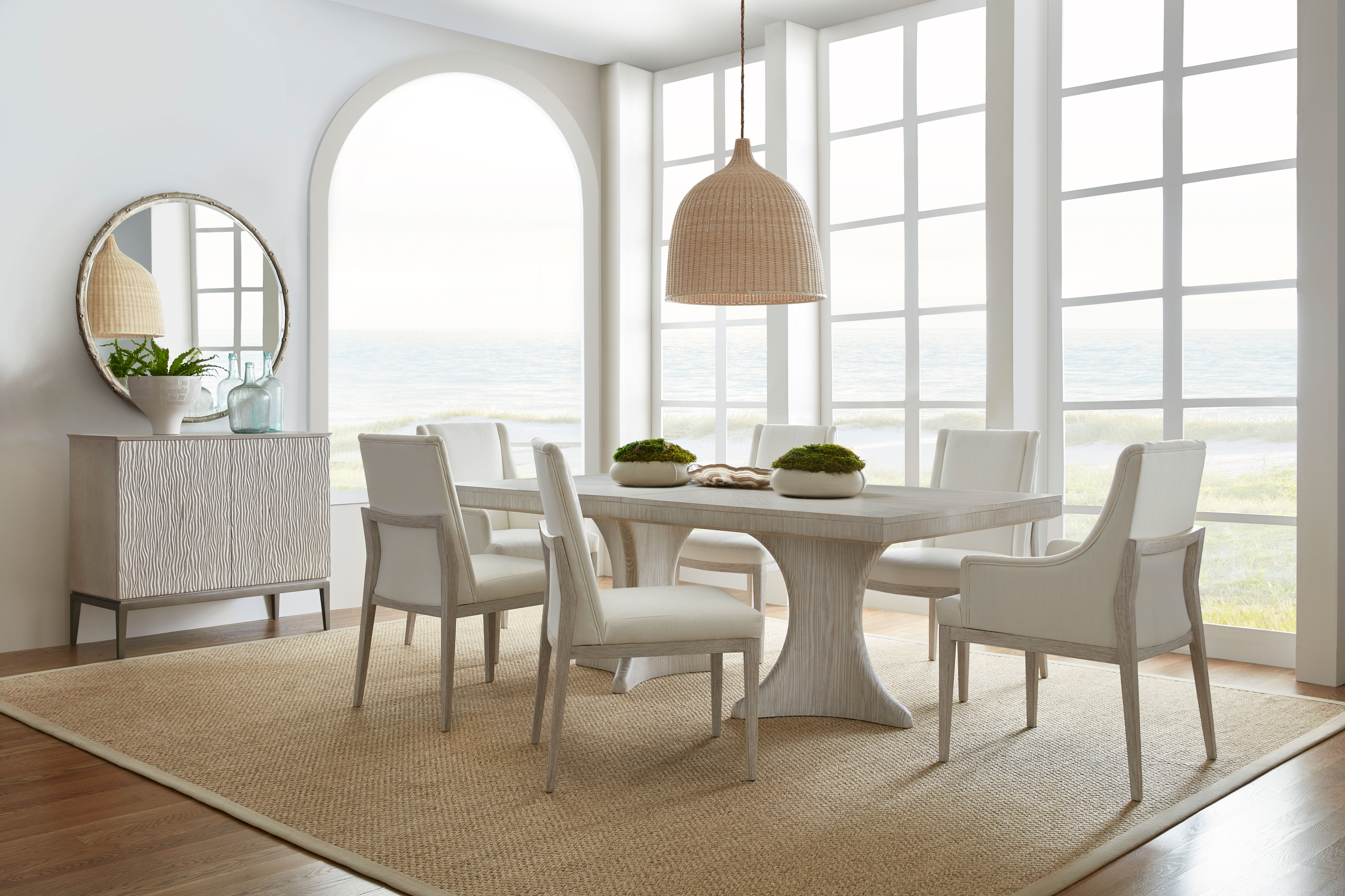 Breeze Pedestal Dining Table | Theodore Alexander