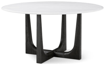 Repose Quartz Round Dining Table