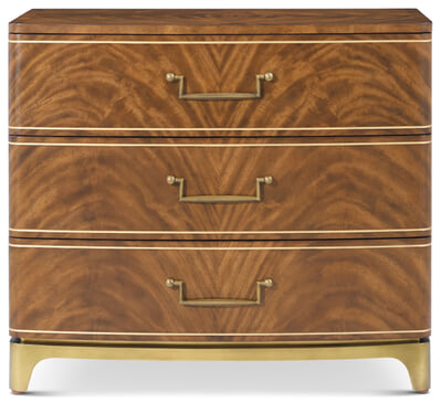 Spencer London Burl Nightstand