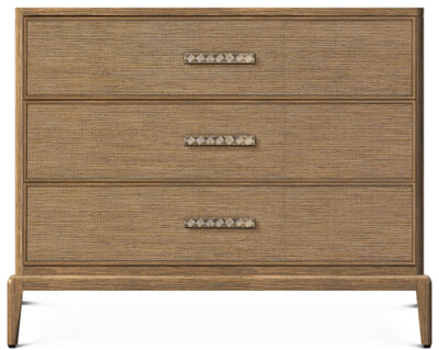 Worth Nightstand with Wallpaper