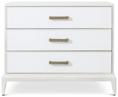 Worth Nightstand with Wallpaper