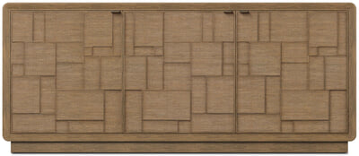 Amelia Credenza with Wallpaper