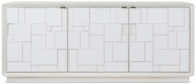 Amelia Credenza with Wallpaper