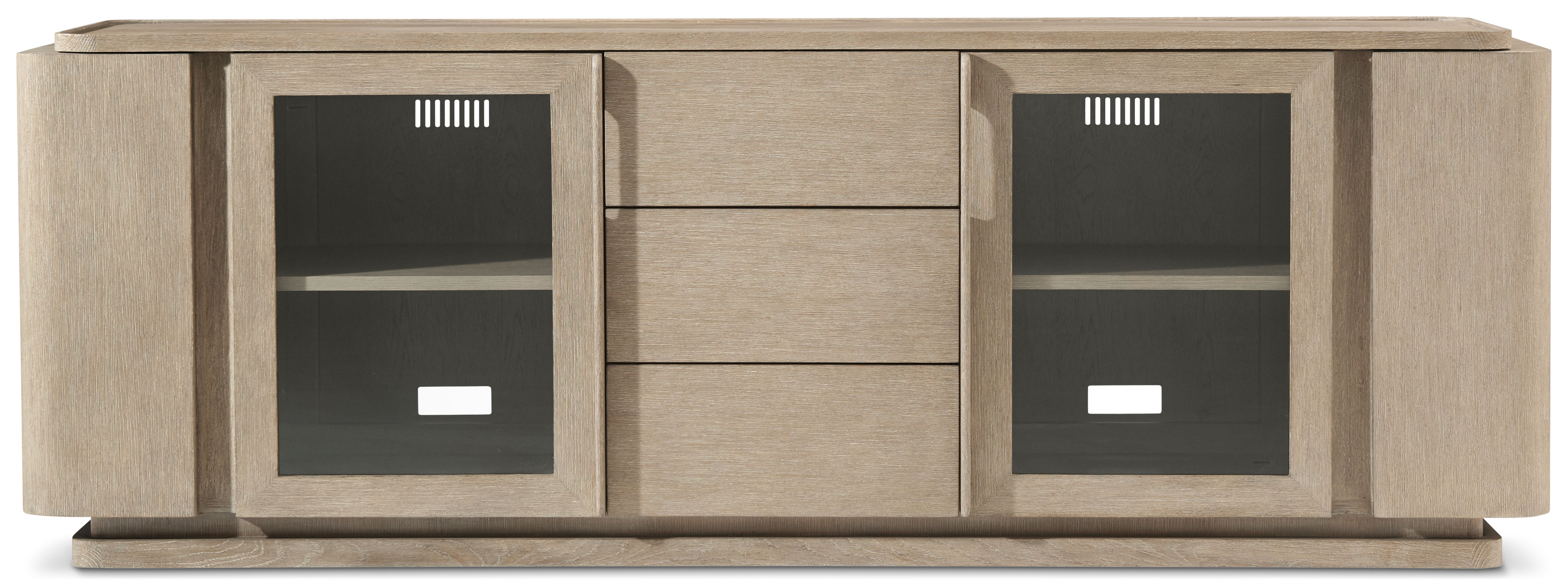 Repose Glass Door Media Console