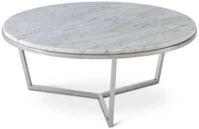 Small Fisher Round Cocktail Table (Marble) Small Fisher Round Cocktail Table (Marble)