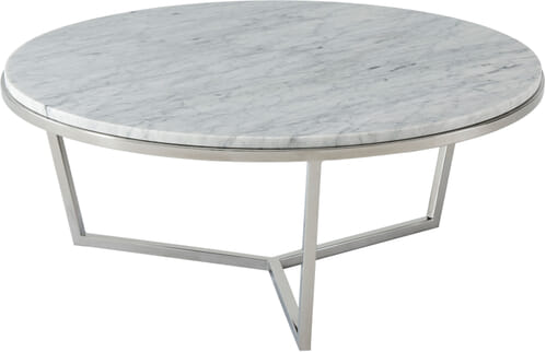 Small Fisher Round Cocktail Table (Marble) Small Fisher Round Cocktail Table (Marble)