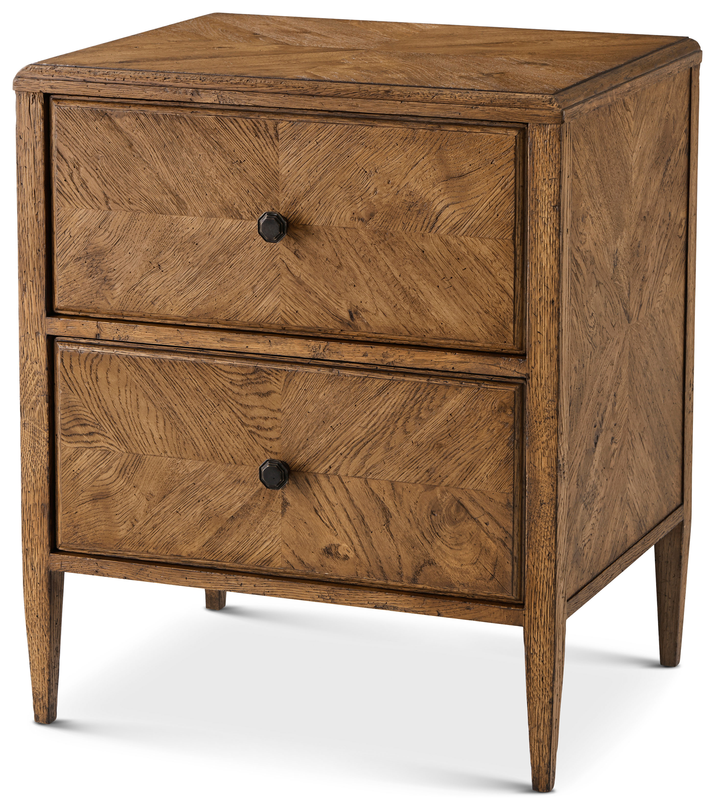 Nova Two Drawers Night Stand | Theodore Alexander