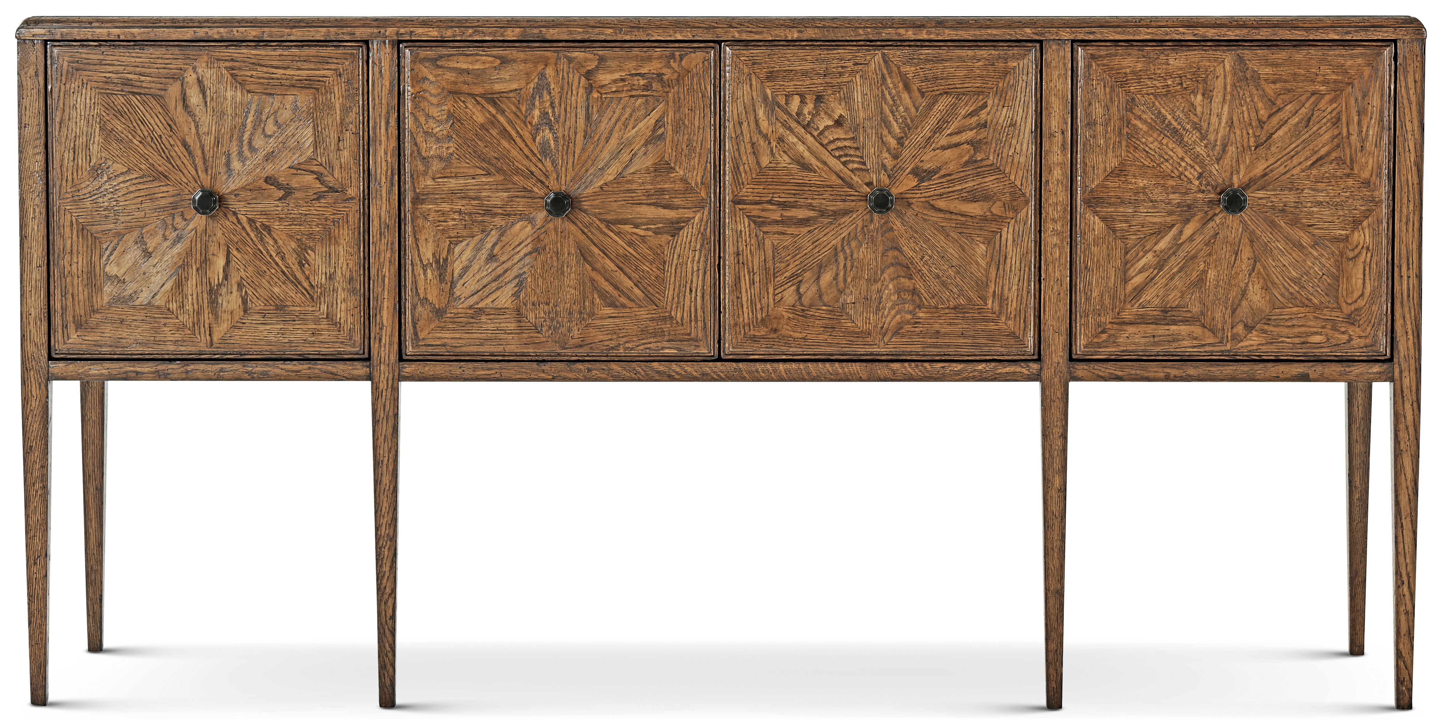 Nova Four Door Rectangular Credenza | Theodore Alexander