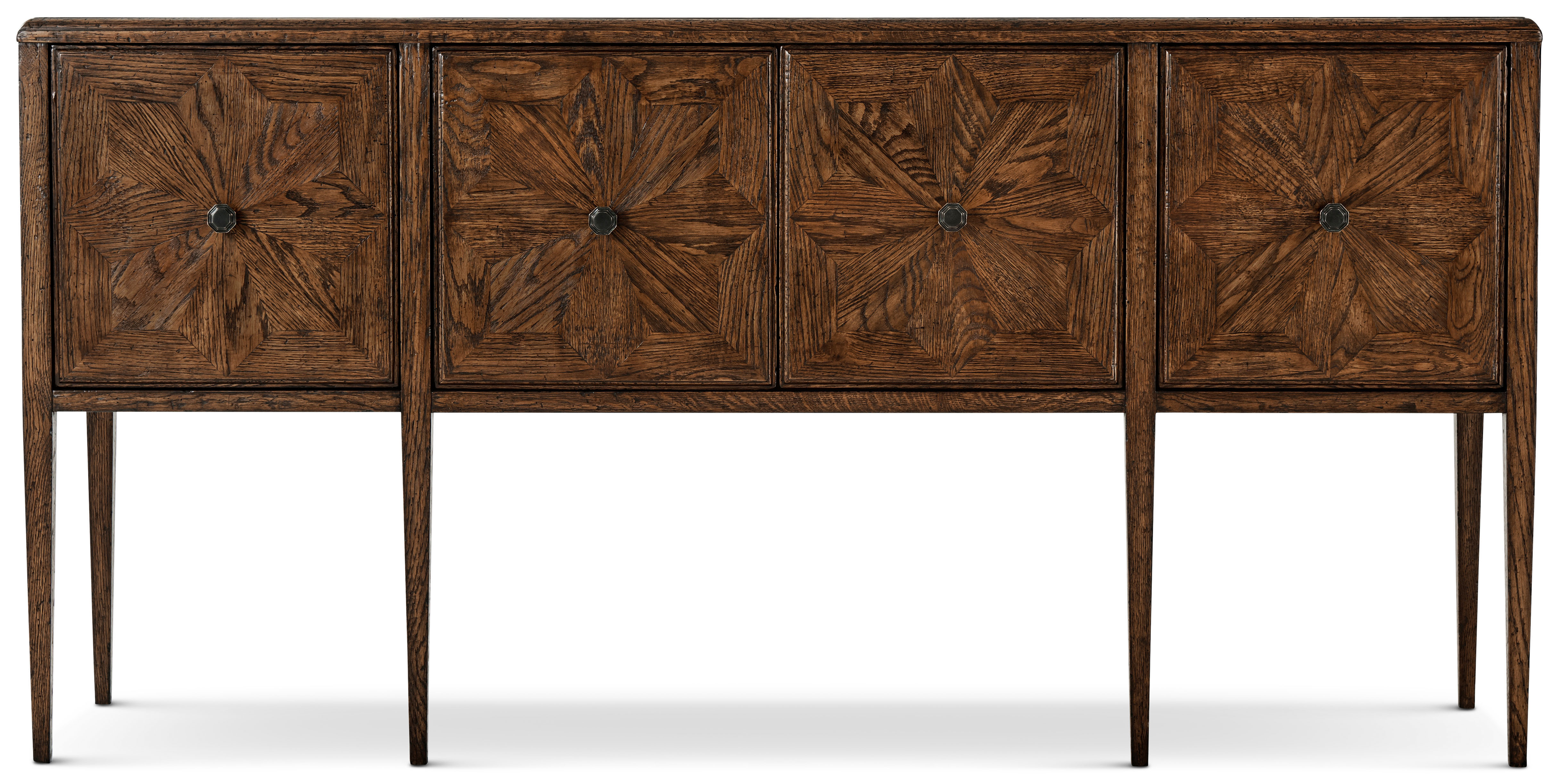 Nova Four Door Rectangular Credenza | Theodore Alexander