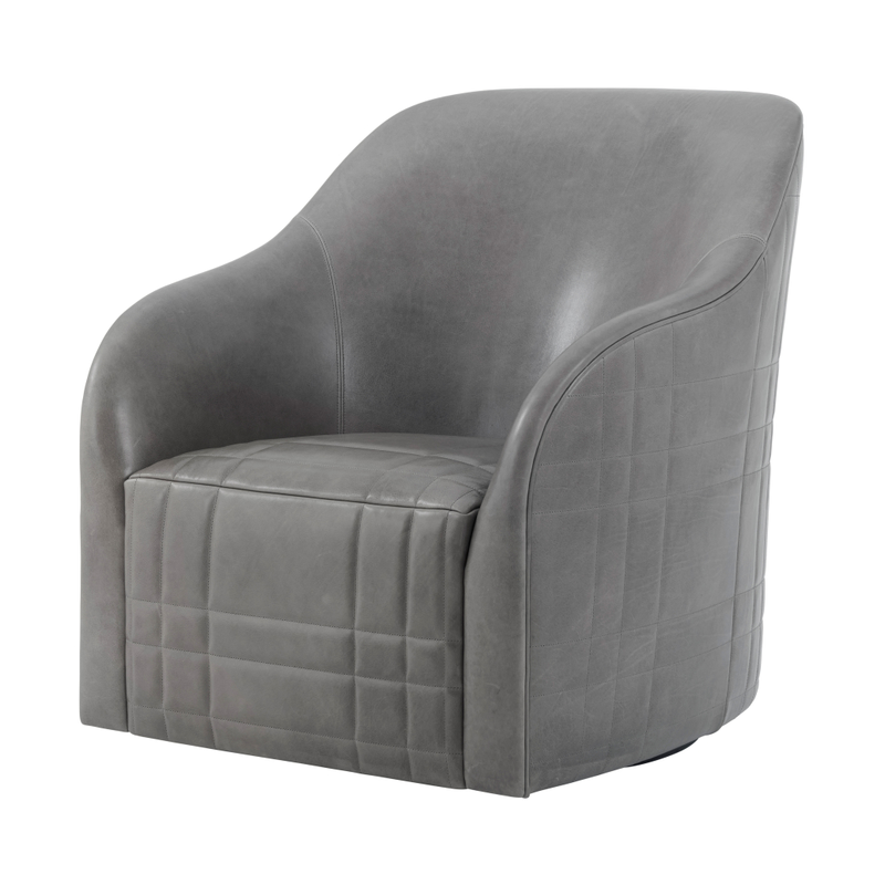 Tartan Curve Swivel Chair