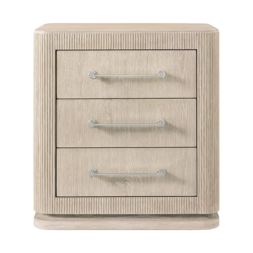 Horizon Three Drawer Small Nightstand