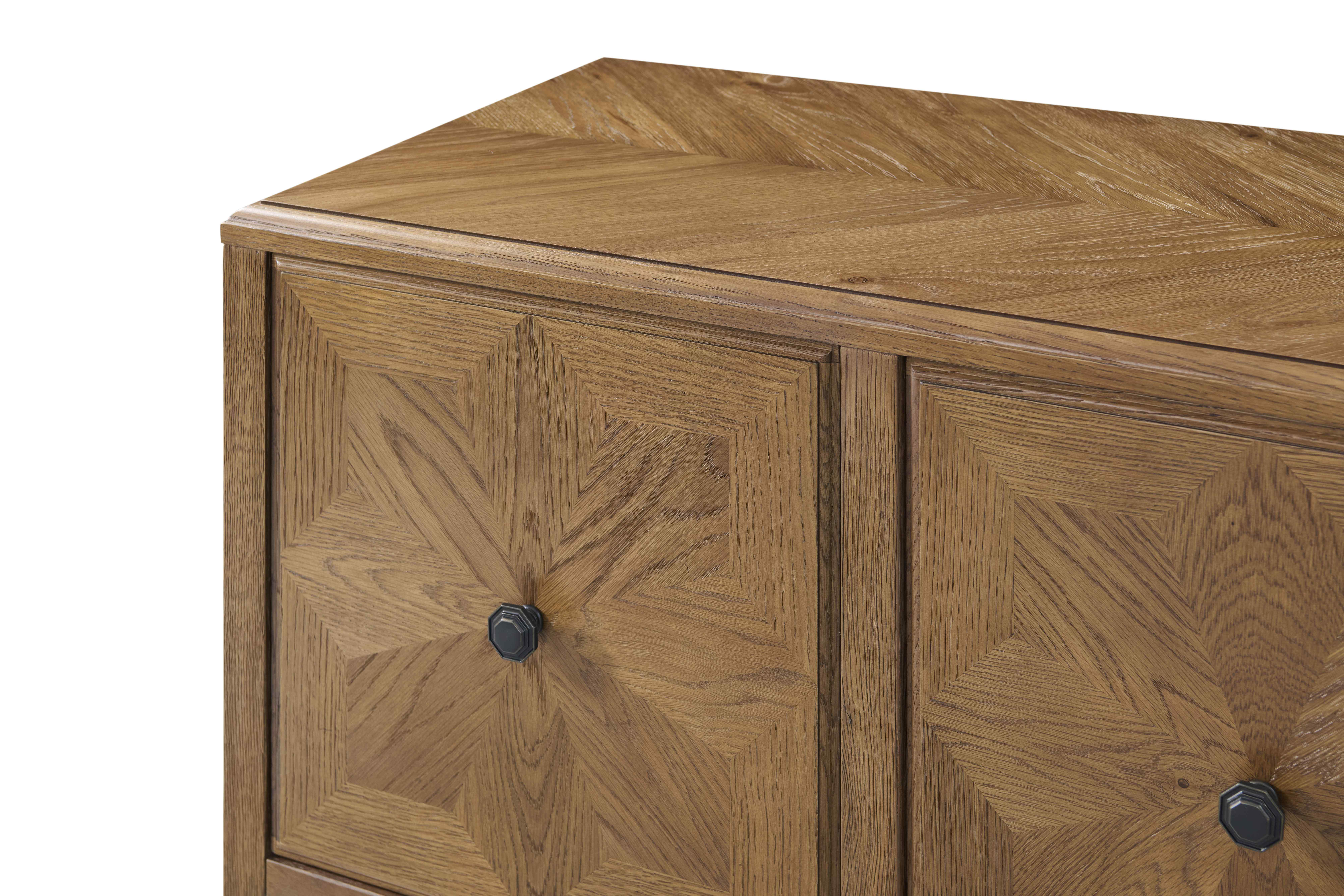 Nova Four Door Rectangular Credenza | Theodore Alexander