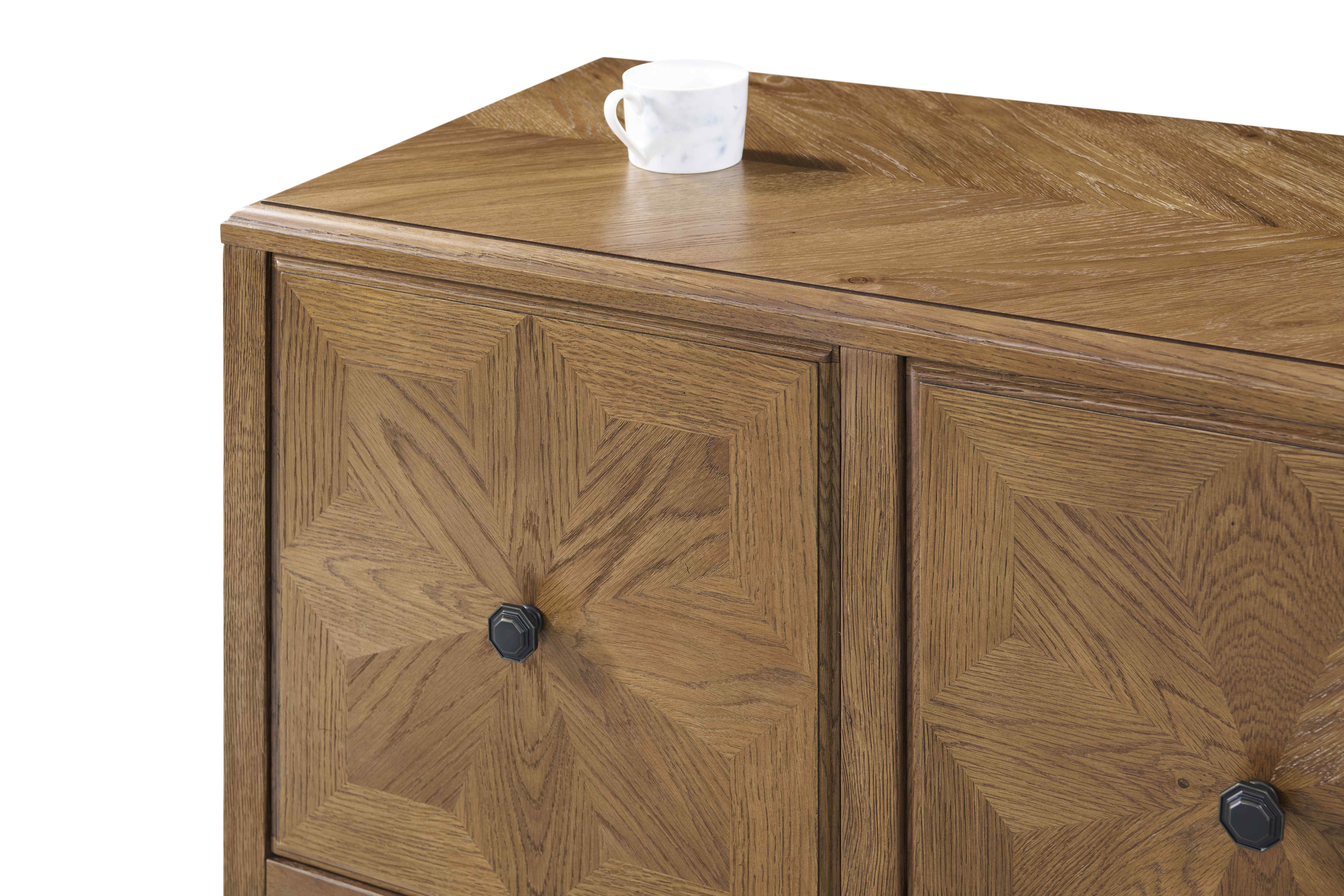 Nova Four Door Rectangular Credenza | Theodore Alexander