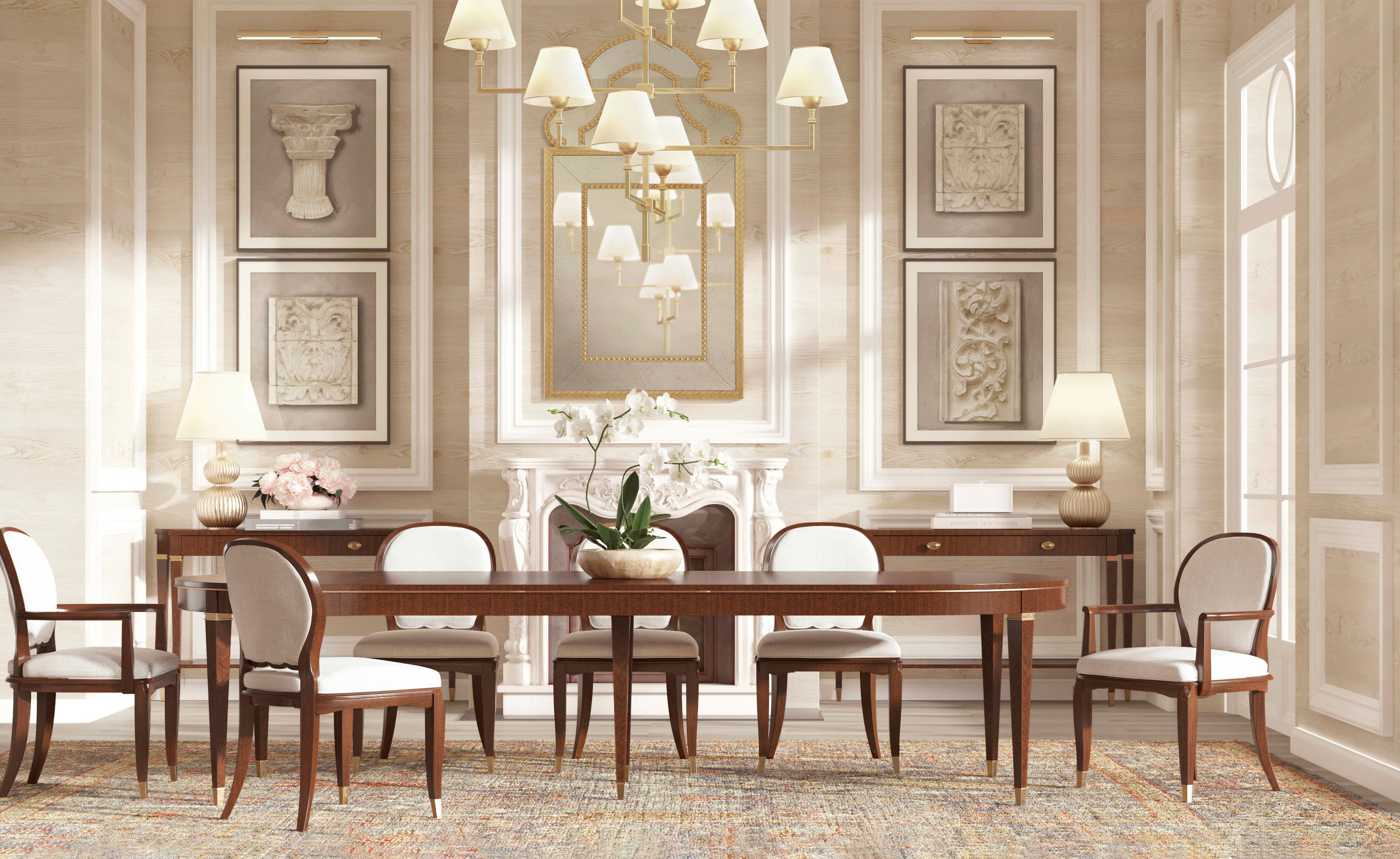 Shelley Dining Table | Theodore Alexander