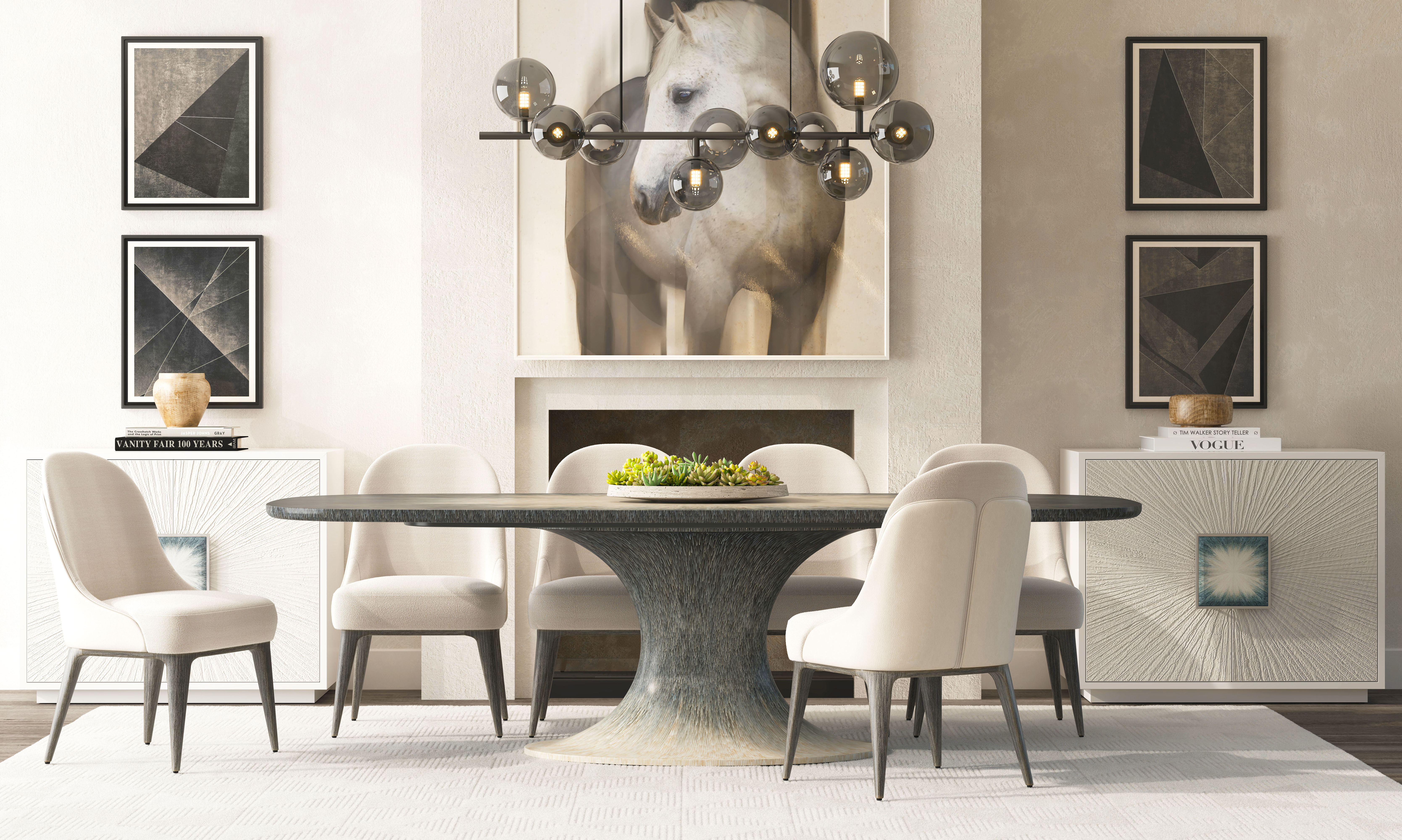 Panos Dining Side chair | Theodore Alexander