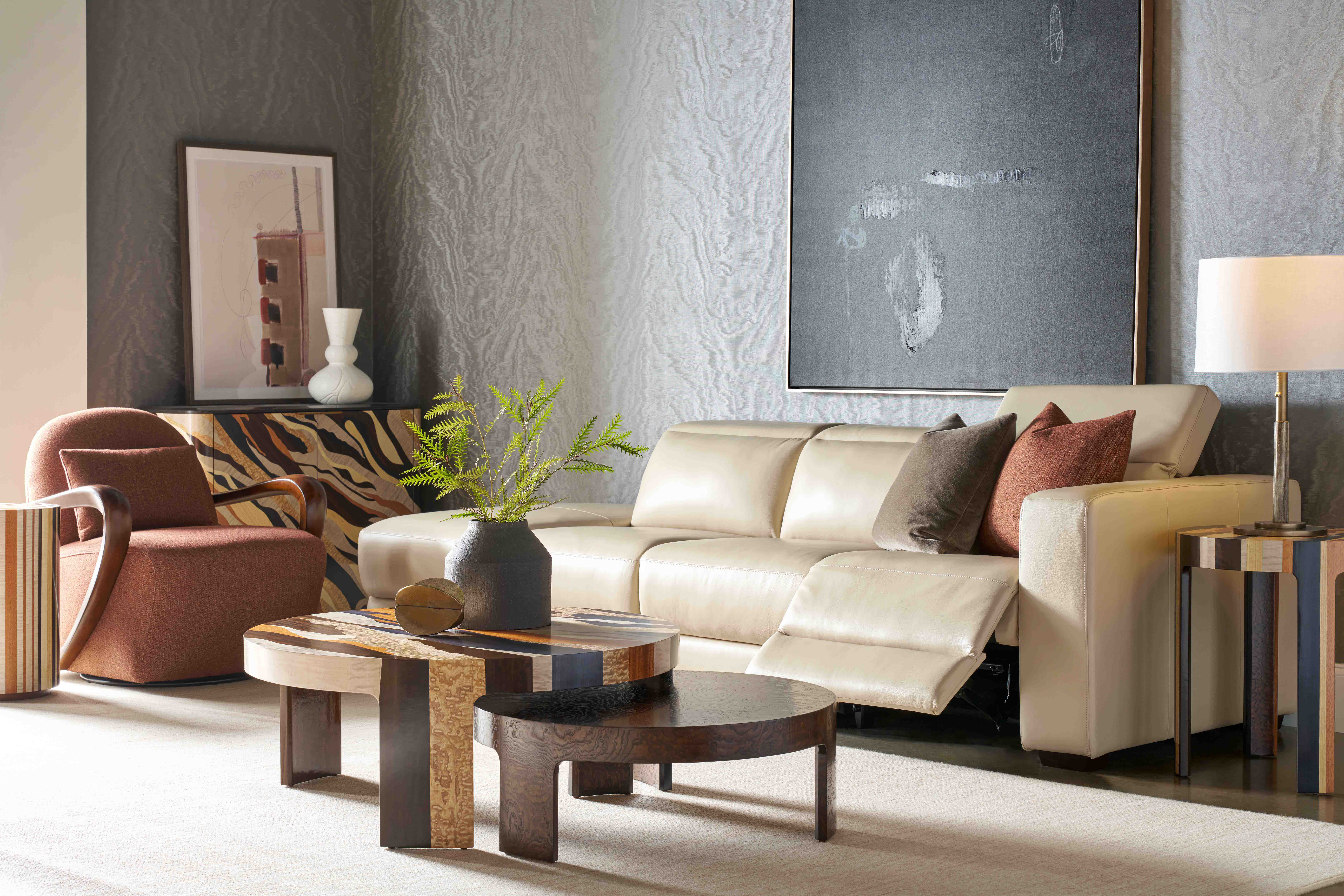 Olympia Swivel Chair | Theodore Alexander
