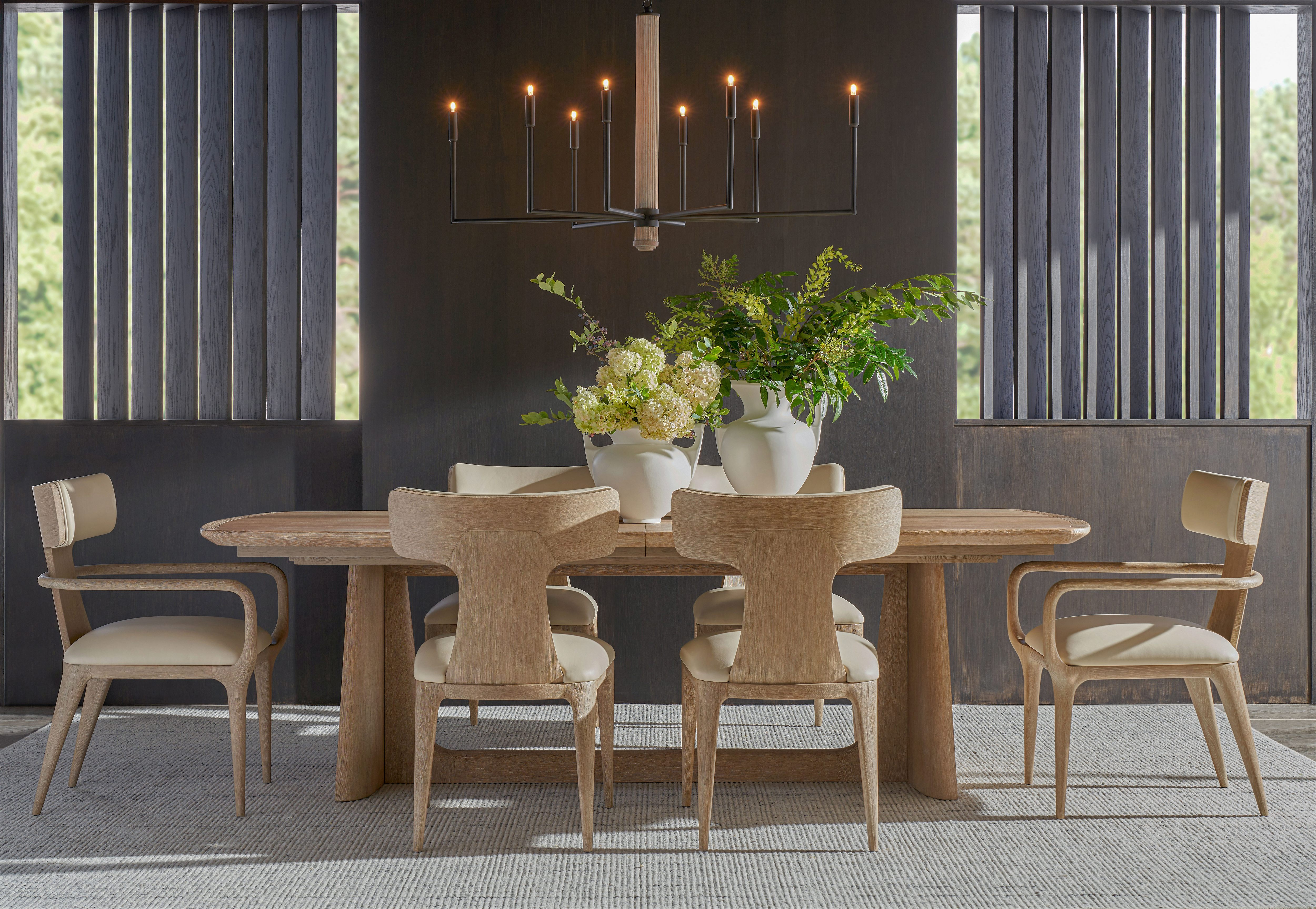 Repose Rectangular Extension Dining Table | Theodore Alexander
