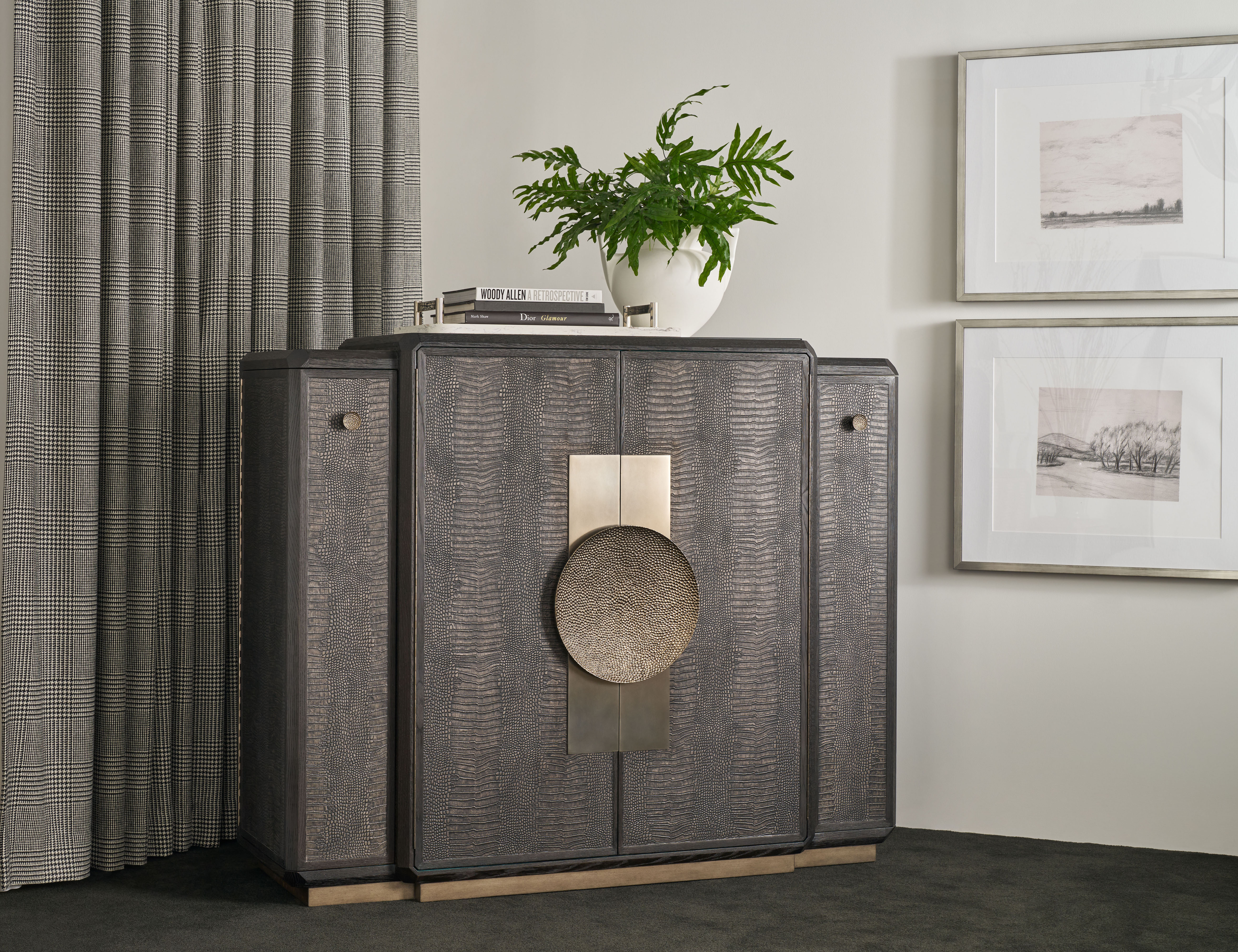 Spencer St. James Bar Cabinet | Theodore Alexander