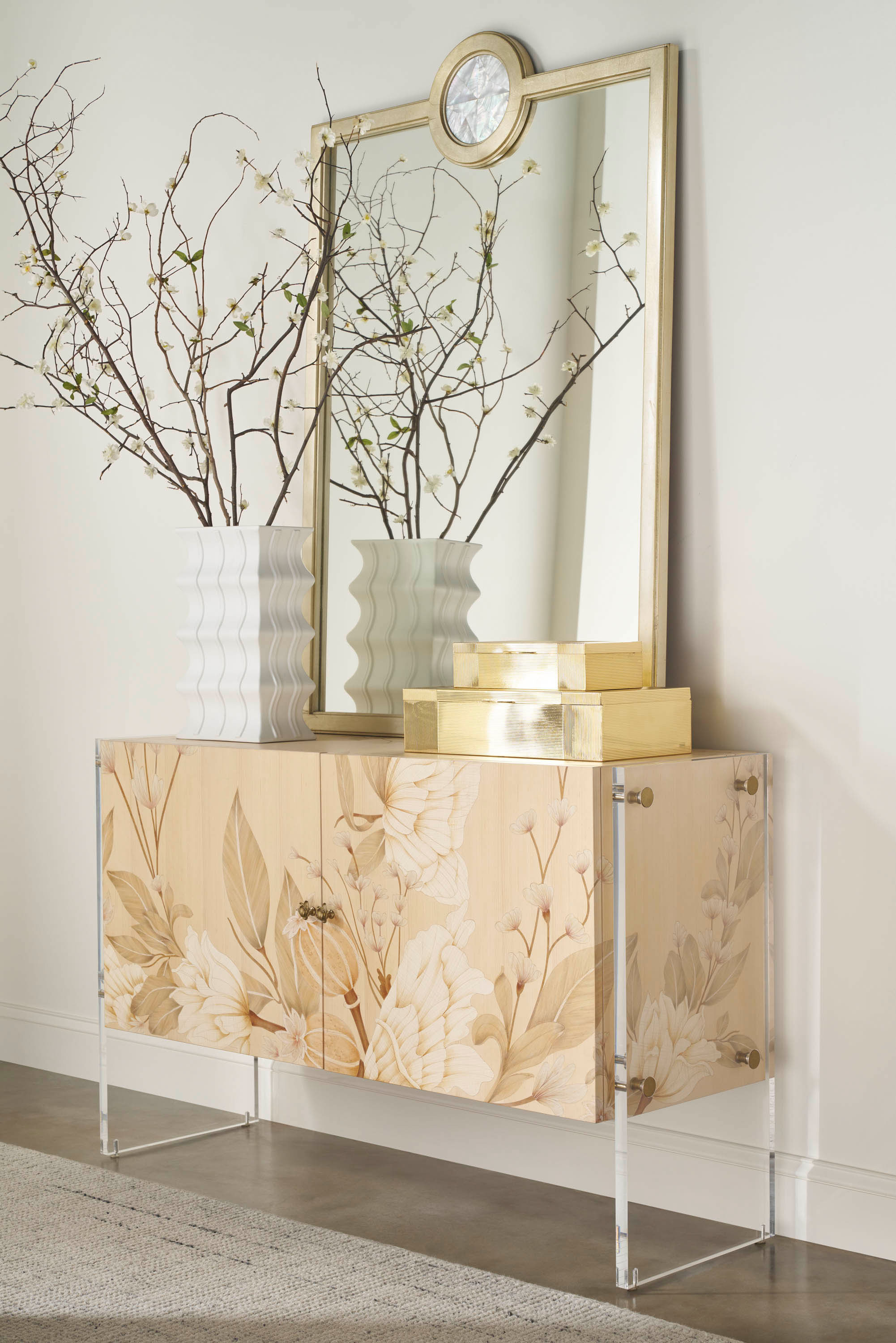 Bouquet 2-Door Cabinet | Theodore Alexander