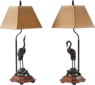 Meiji Cranes Table Lamp