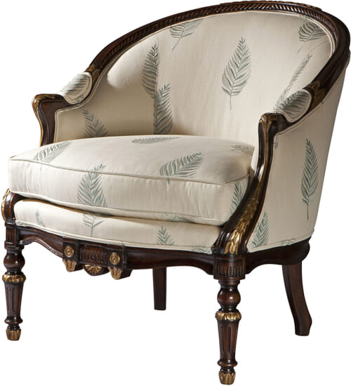The India Silk bedroom Upholstered Chair The India Silk bedroom Upholstered Chair